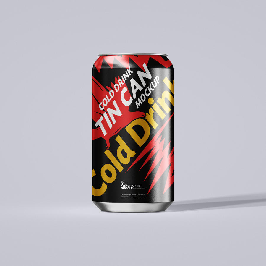 易拉罐样机模板