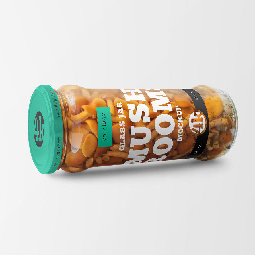 透明玻璃罐样机