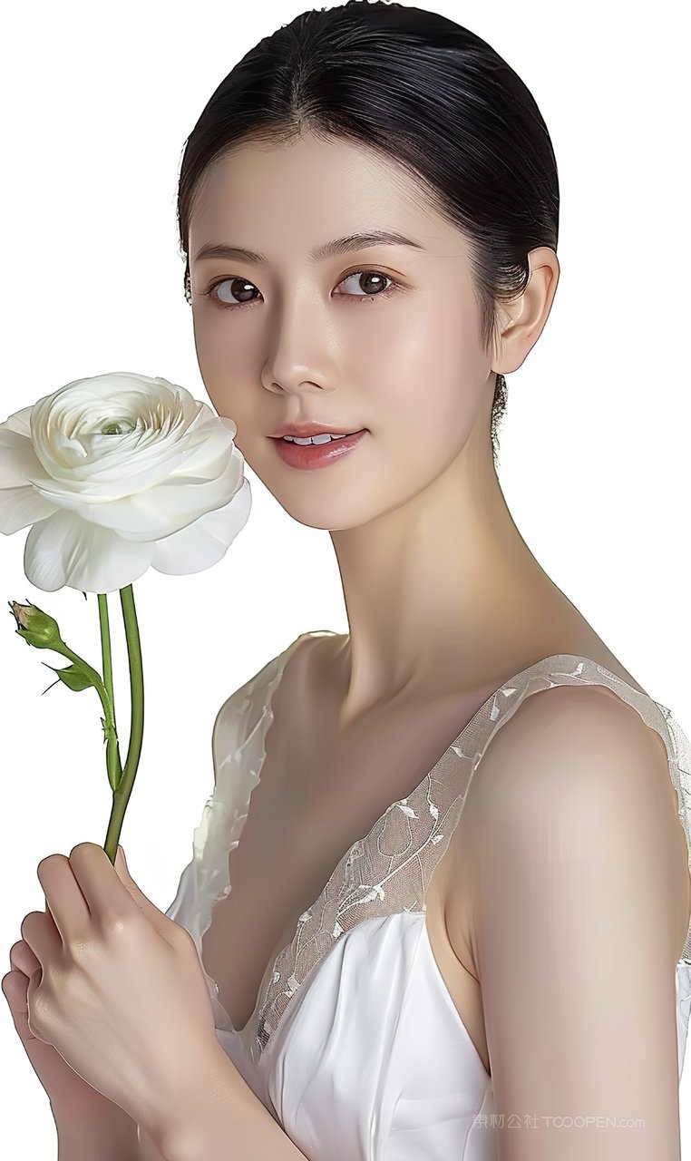 彩妆优美时尚清纯美女盛装魅力少女美容