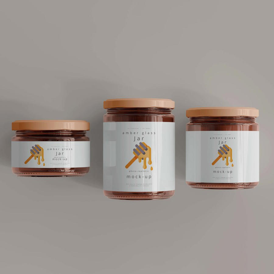 蜂蜜罐包装样机