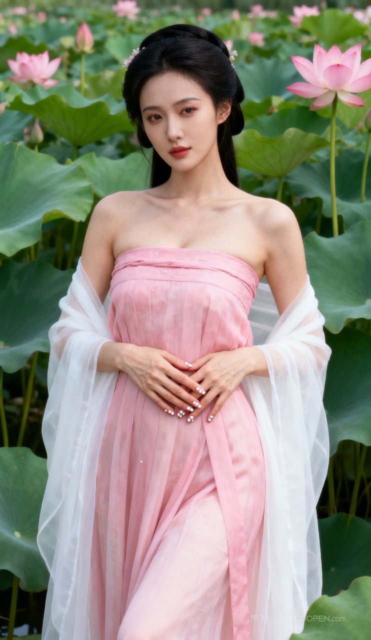 摄影汉服美艳古风美女性感女性丰腴