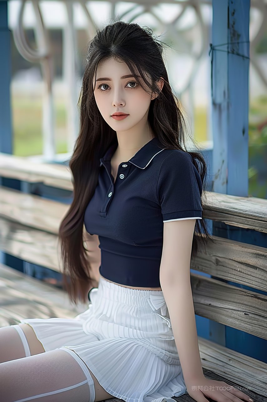 美女少女活力女性优雅彩妆年轻优美青春