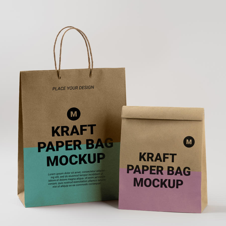 牛皮纸袋包装样机