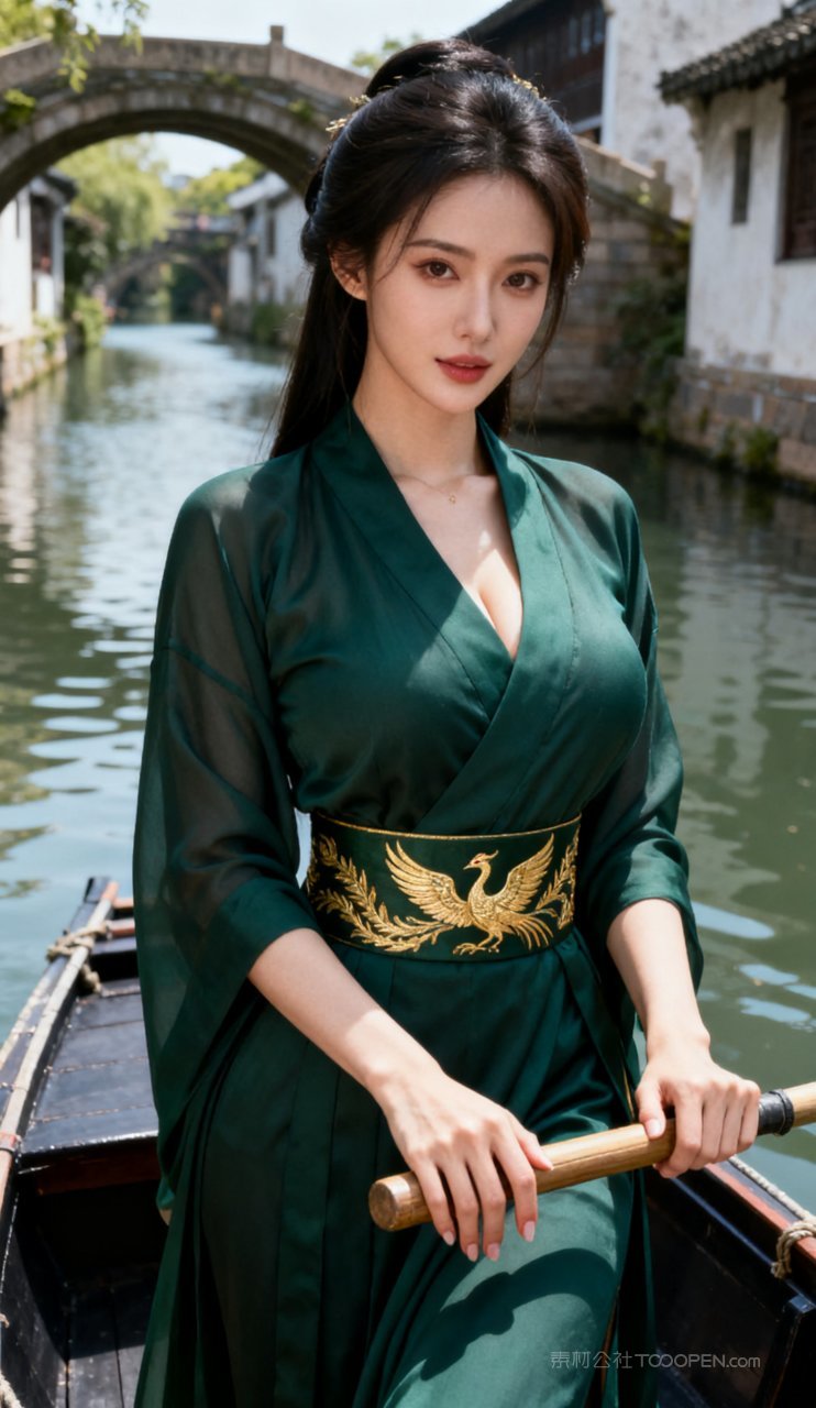 美艳女性汉服古风丰腴写真美女性感