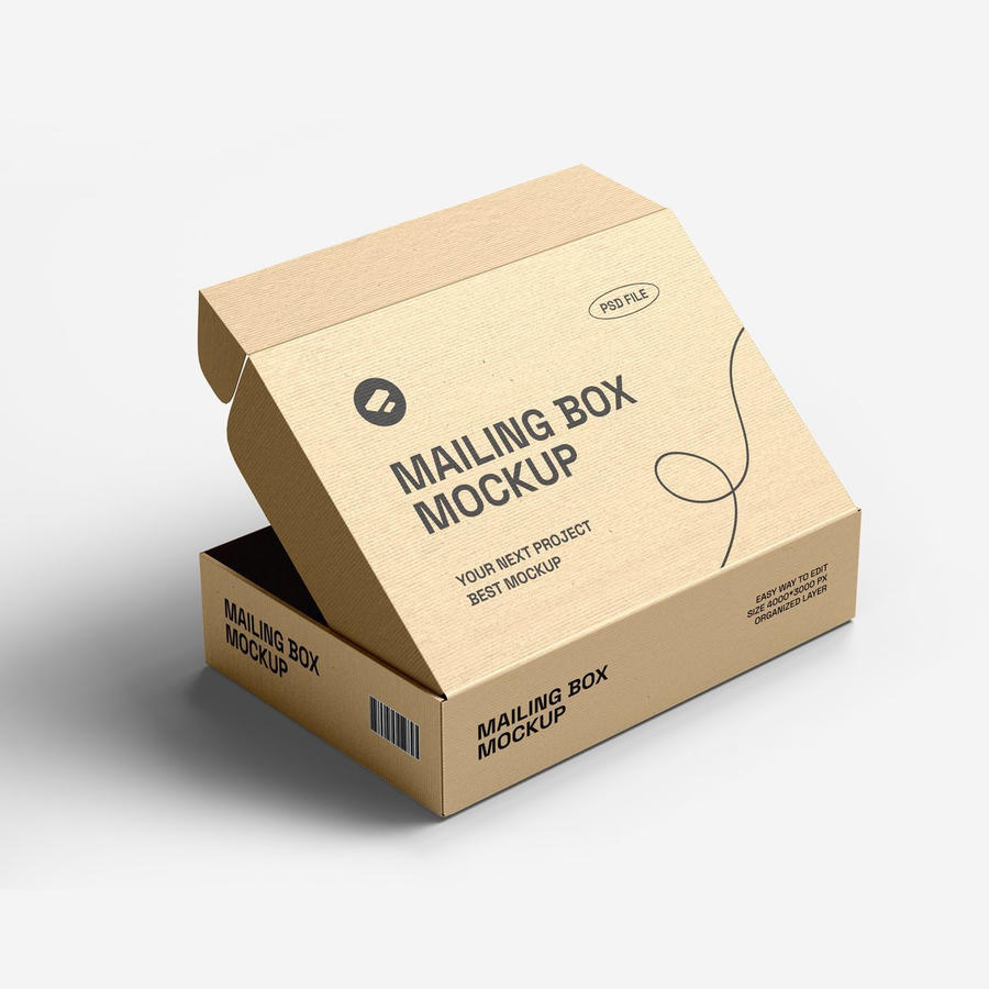 牛皮纸包装盒样机