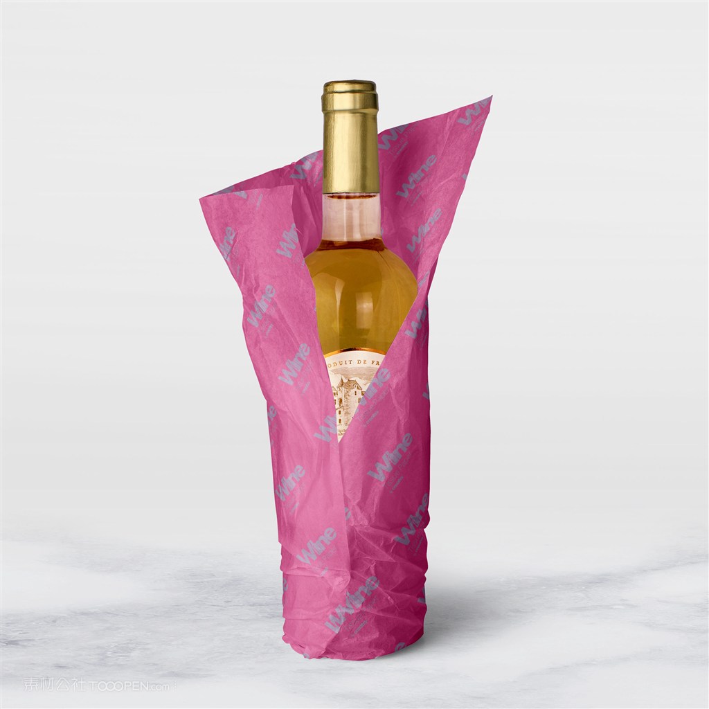 红酒包装样机