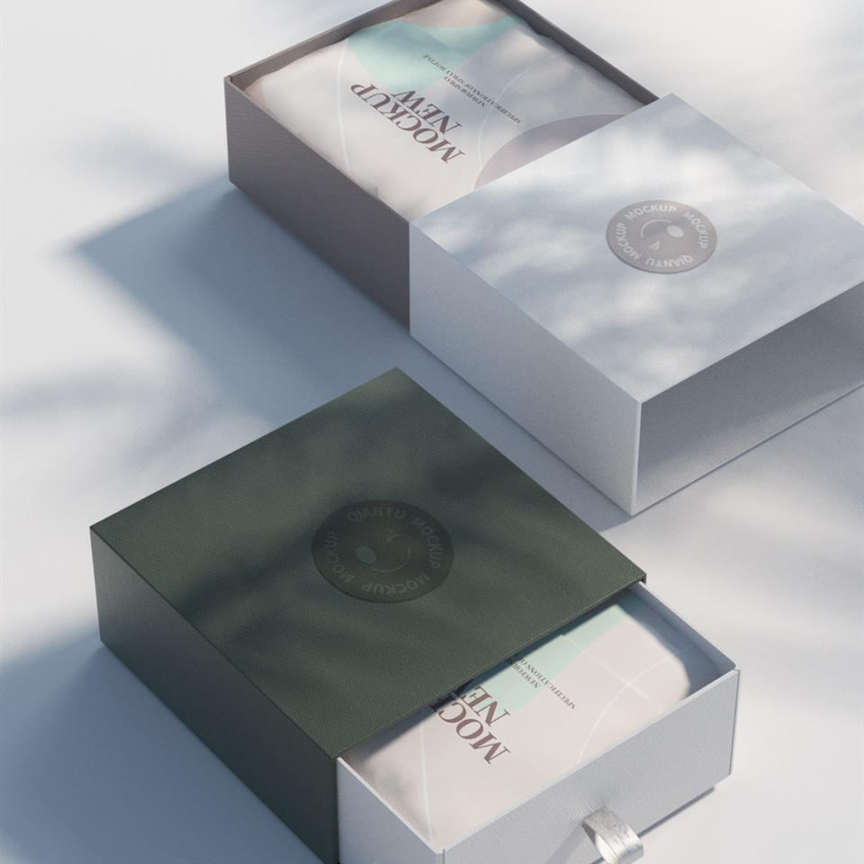 时尚礼盒包装样机