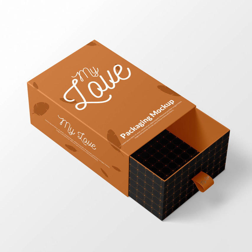 抽屉式包装盒样机