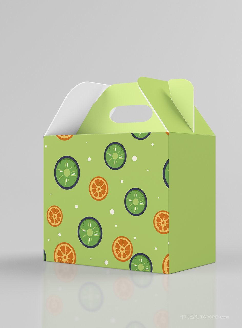 手提礼盒包装样机素材