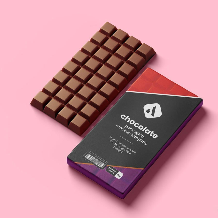 巧克力棒包装样机