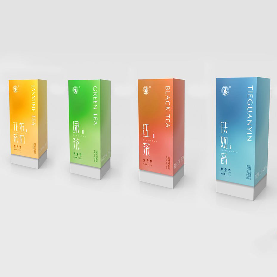 茶叶礼盒包装盒立盒彩盒包装样机