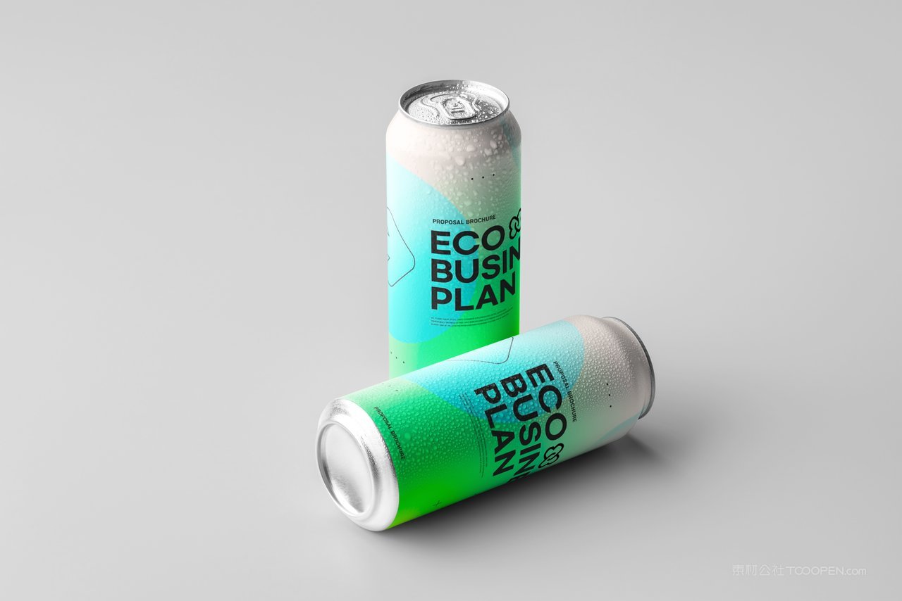 酒瓶饮料易拉罐样机素材模板