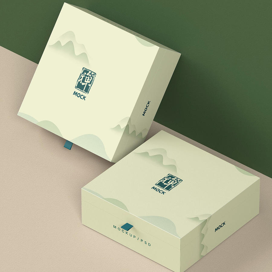 包装盒样机包装盒效果图