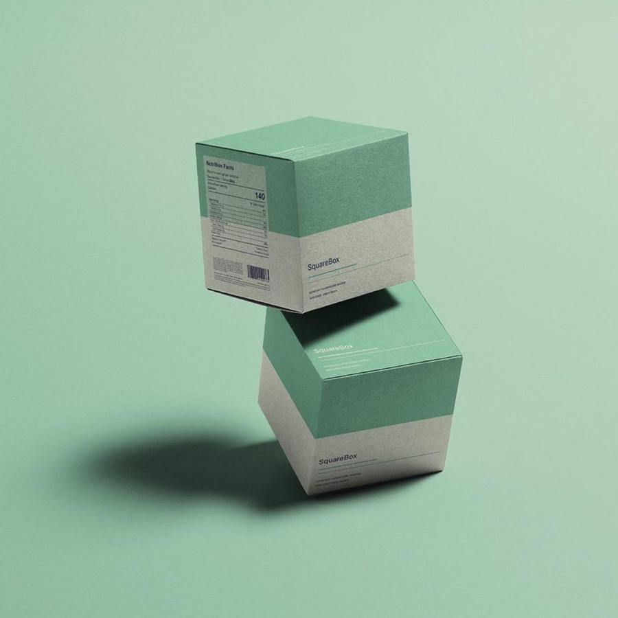 两个包装盒样机