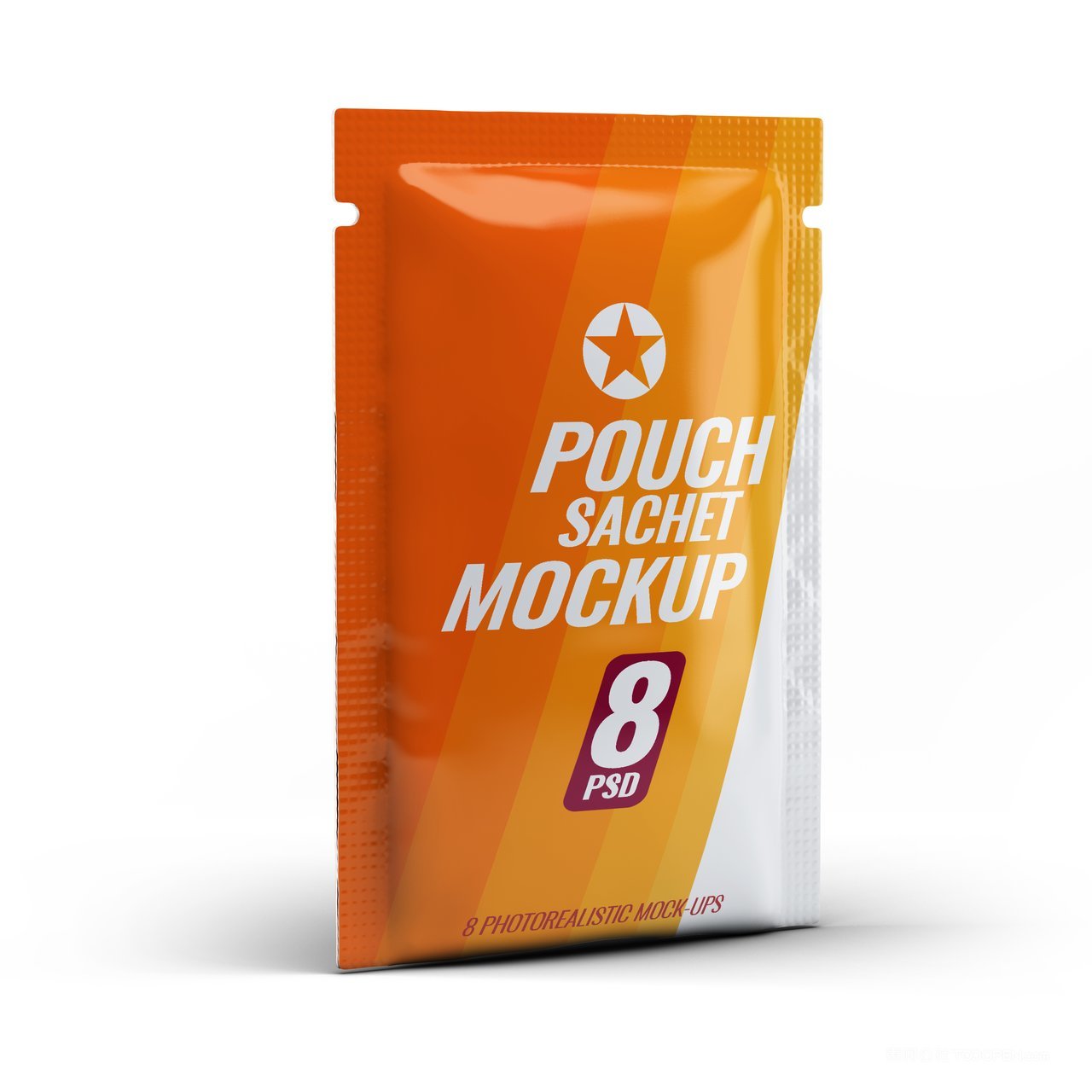 食品小吃塑料包装模板