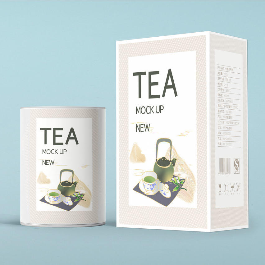 茶叶包装盒样机包装罐样机