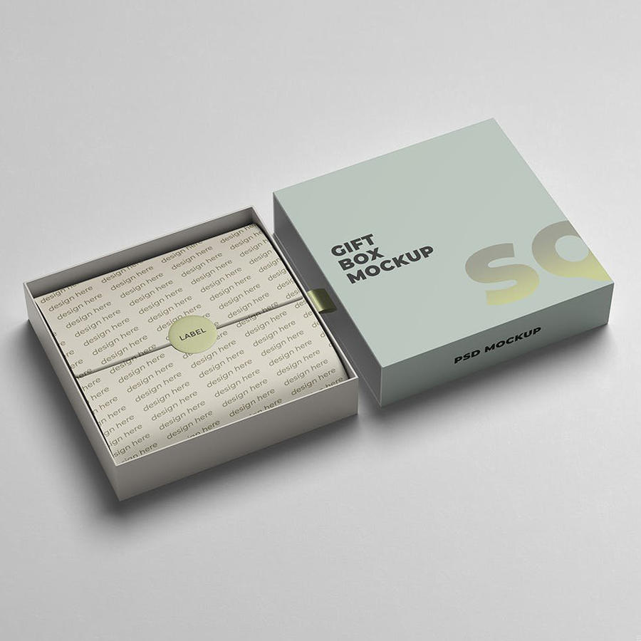 礼品盒包装样机