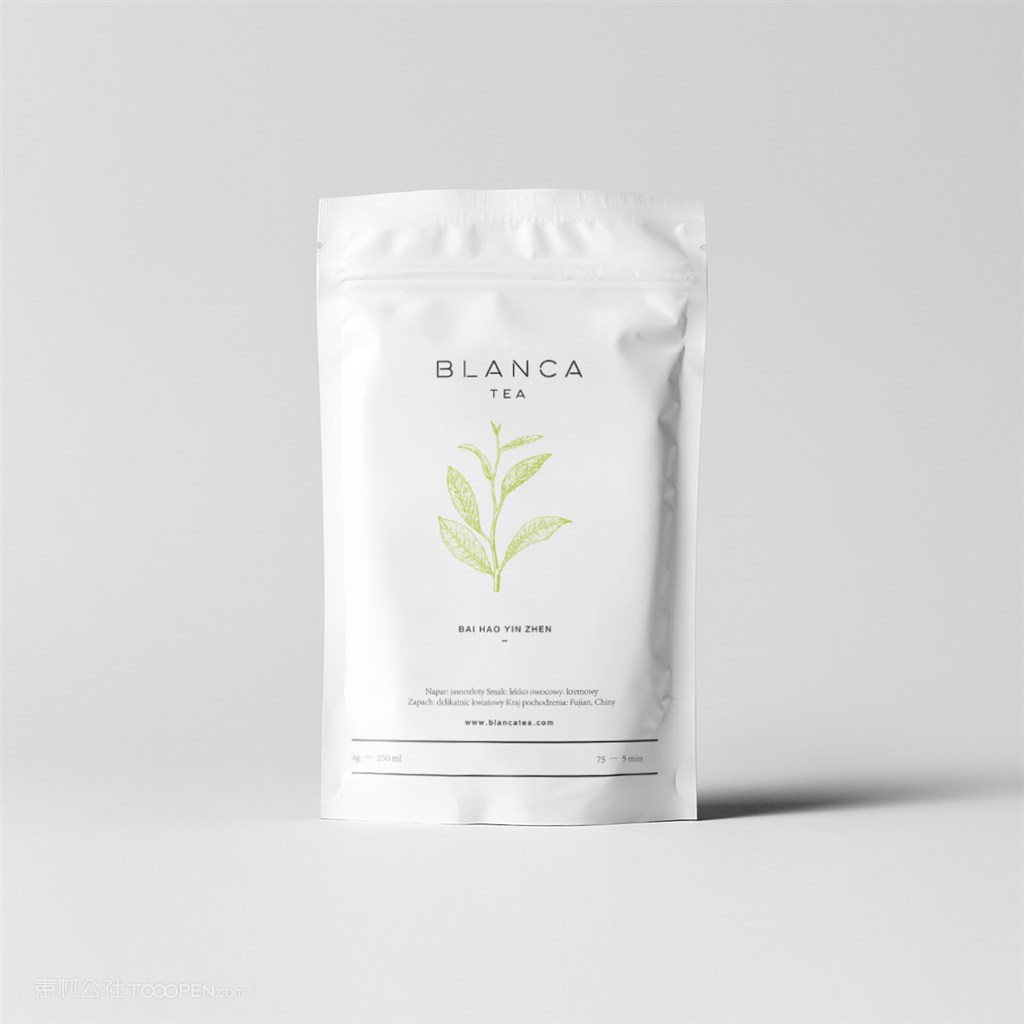 茶叶包装袋样机设计贴图