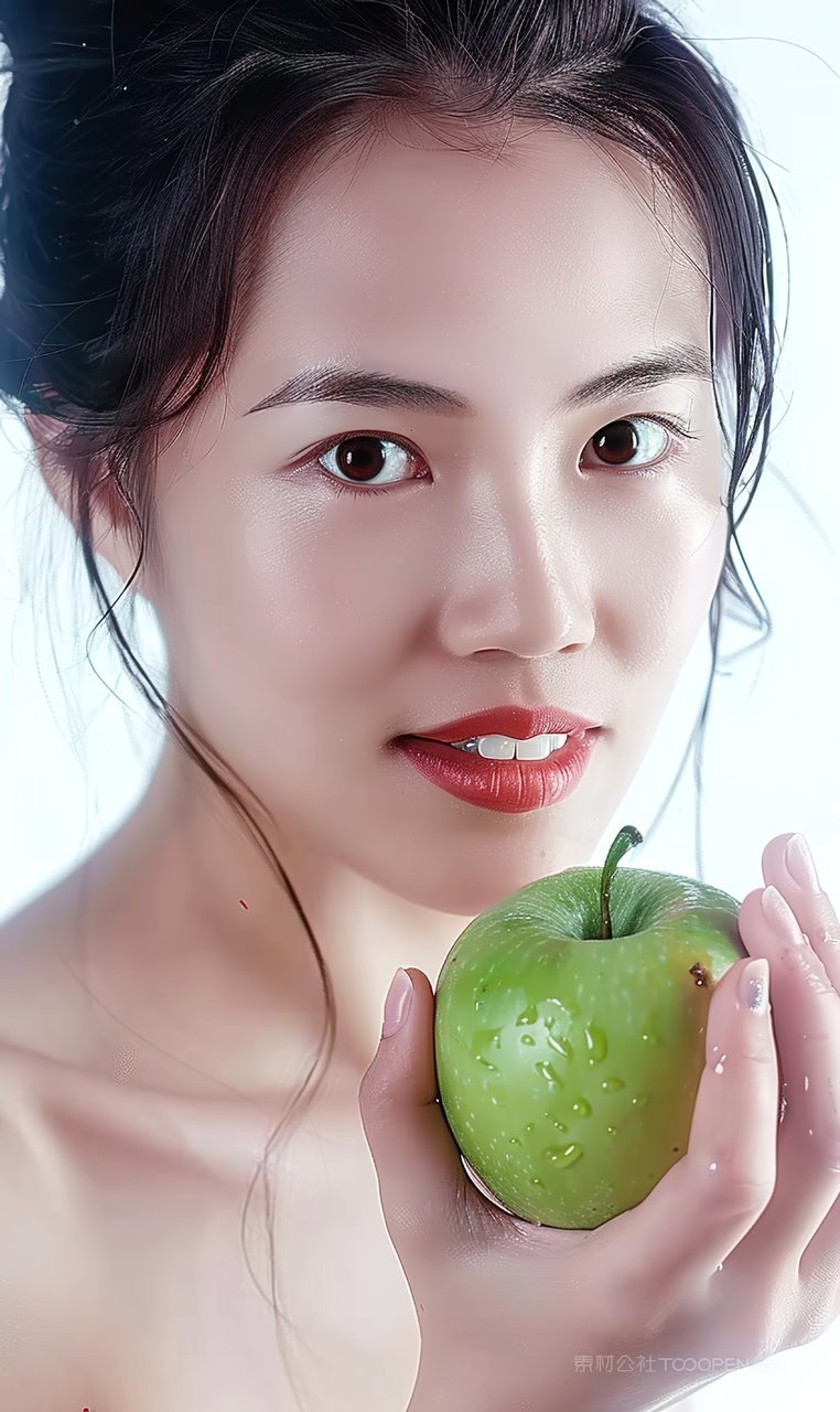 护肤美白高雅魅力女性少女气质迷人美妆