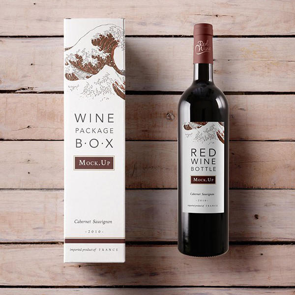 葡萄酒包装样机