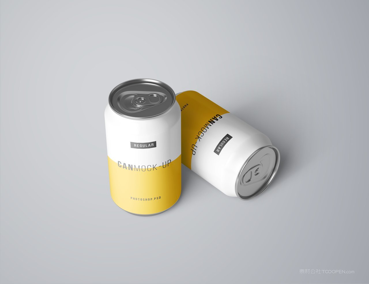 酒瓶饮料易拉罐样机psd