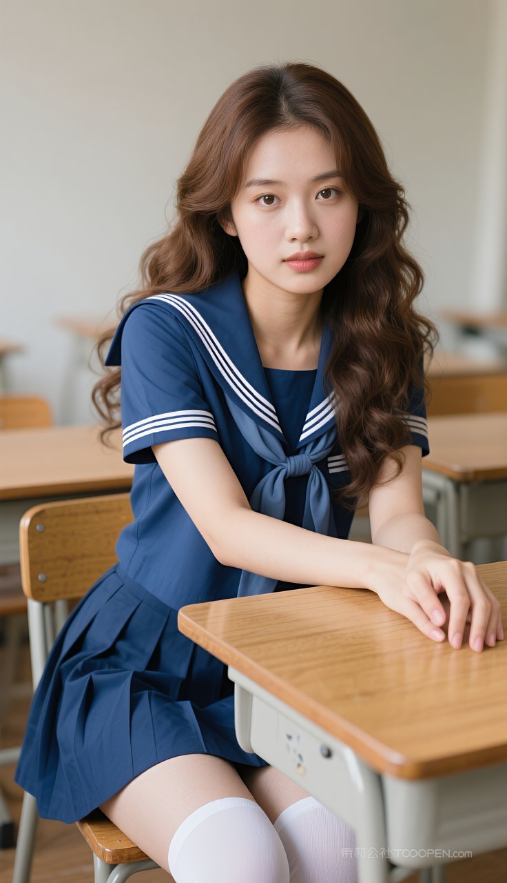 丝袜模特美女短裙制服长腿