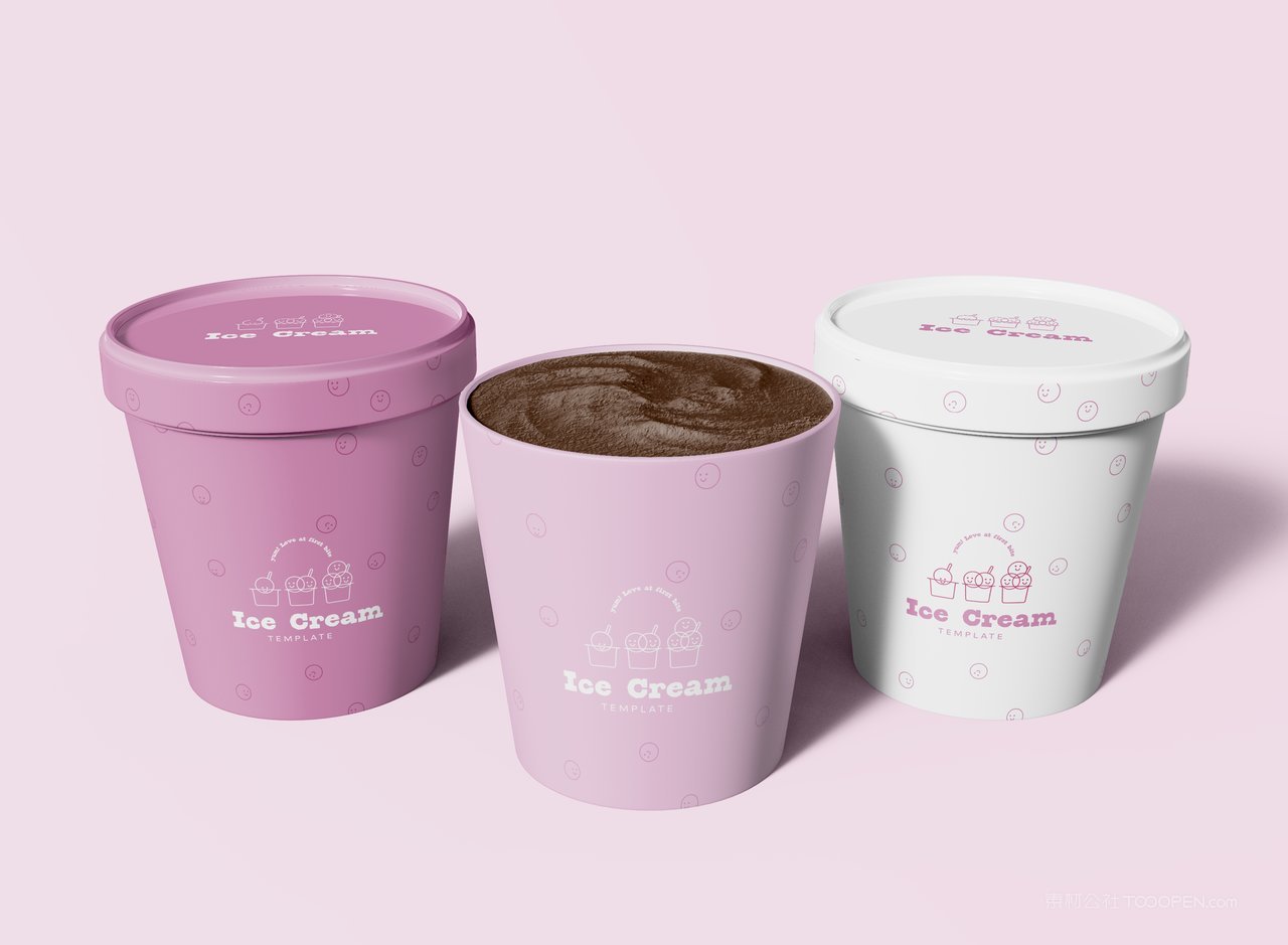 【1927期】冰淇淋包装桶样机 (5)