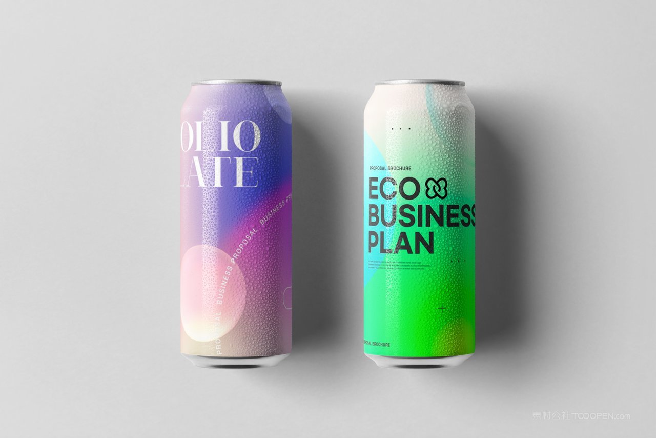 饮料酒水易拉罐样机效果