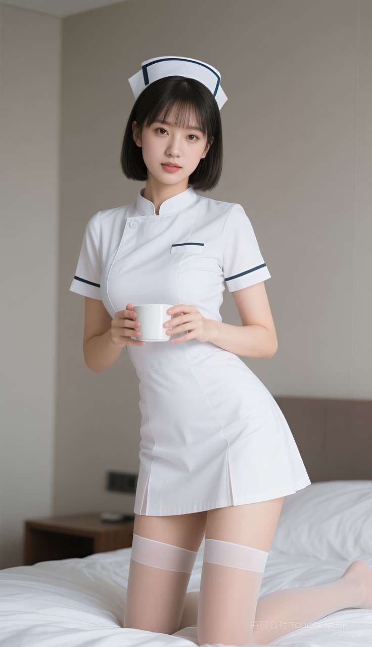 少女短裙制服丝袜模特美女长腿美腿