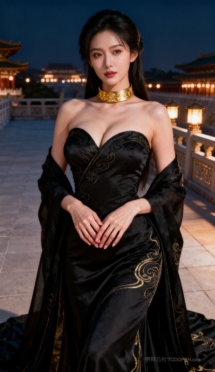 美艳古风美女大胸汉服少女妩媚性感