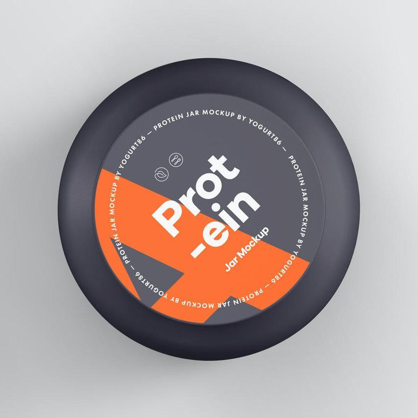 食品包装罐标签样机