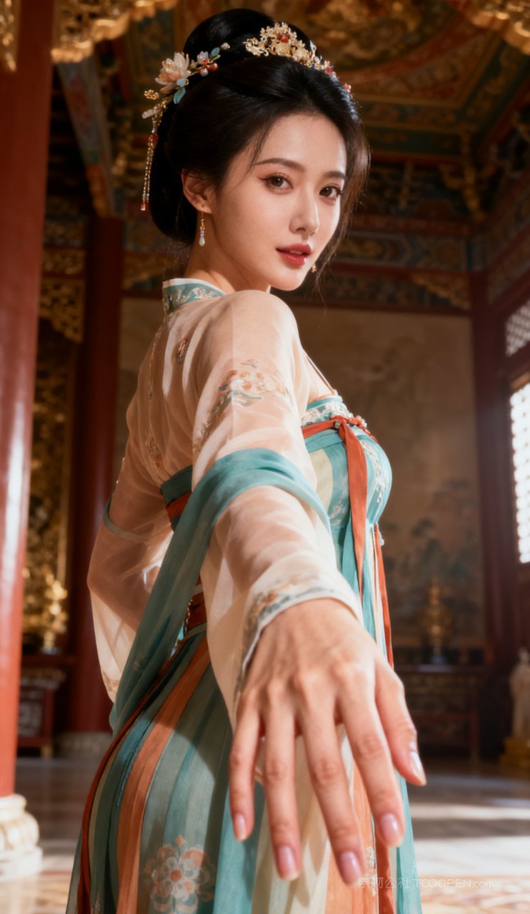 美艳美女汉服丰腴摄影性感古风女性