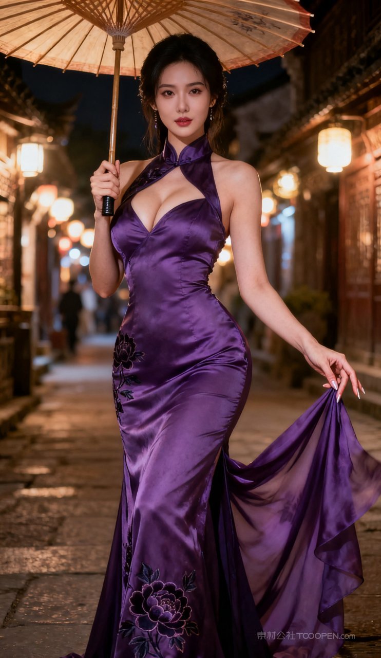 摄影美艳丰腴女性美女古风性感汉服