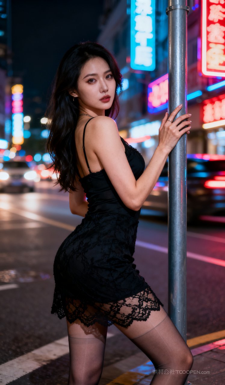 气质时尚丝袜性感短裙美女