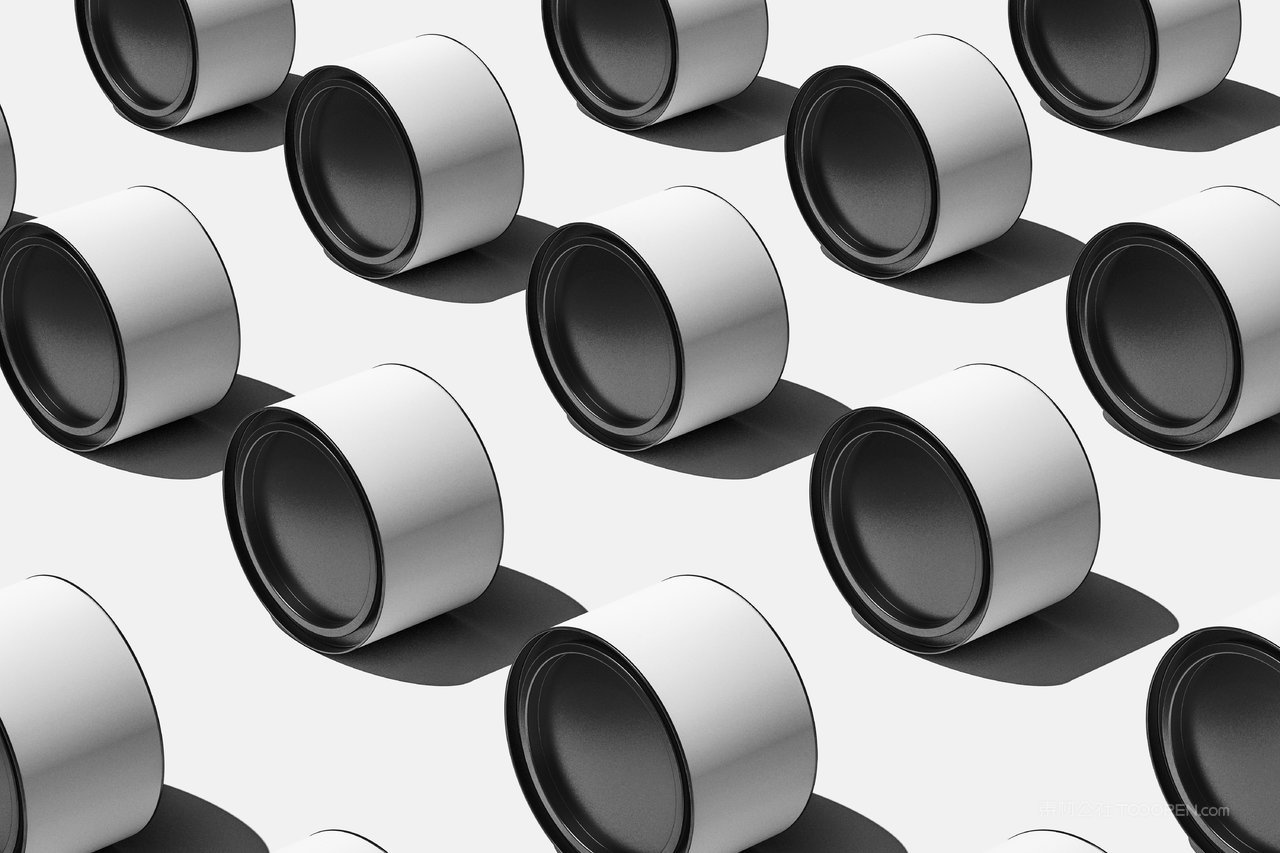 【2205期】简洁极简金属罐头包装展示样机 (8)