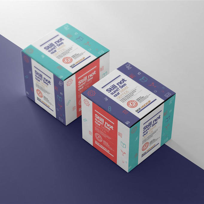 方形纸盒彩盒包装样机