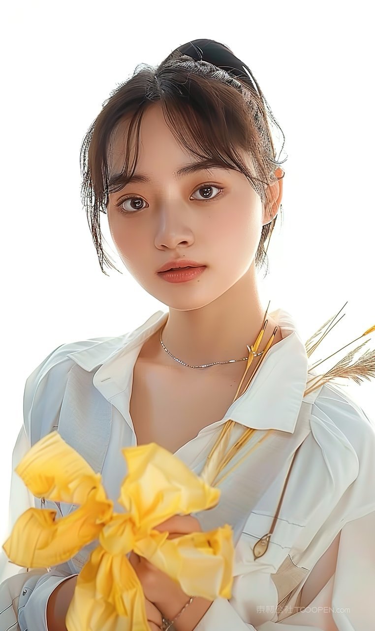 美容彩妆清纯美女优美盛装少女魅力时尚