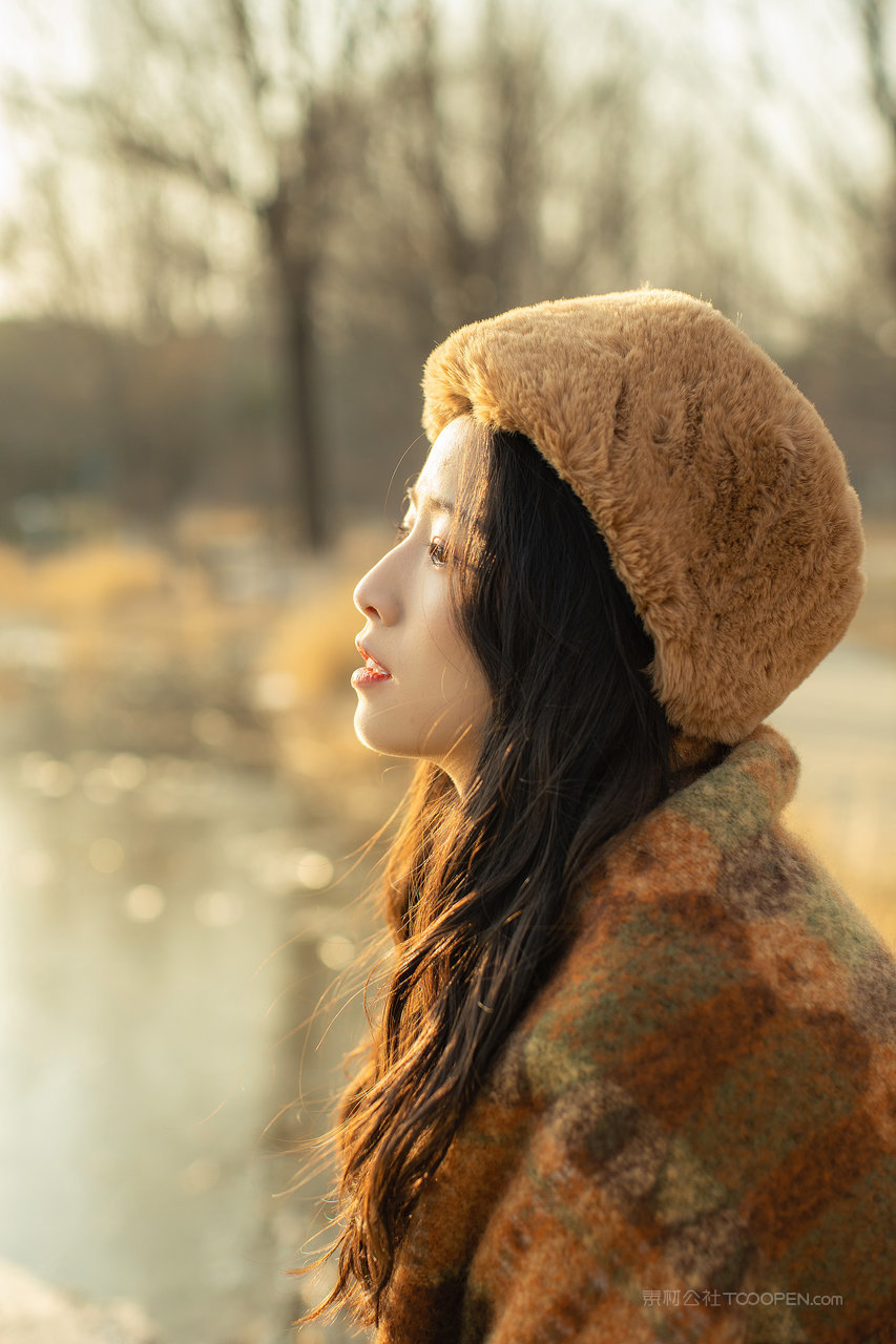 好看的头像女生高清美女侧脸图片