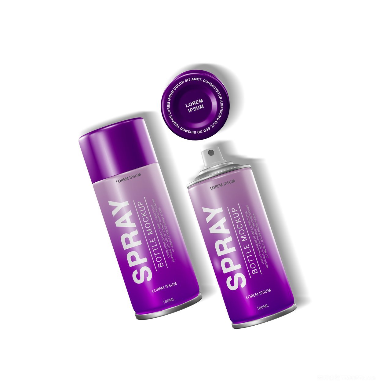 喷雾瓶包装样机