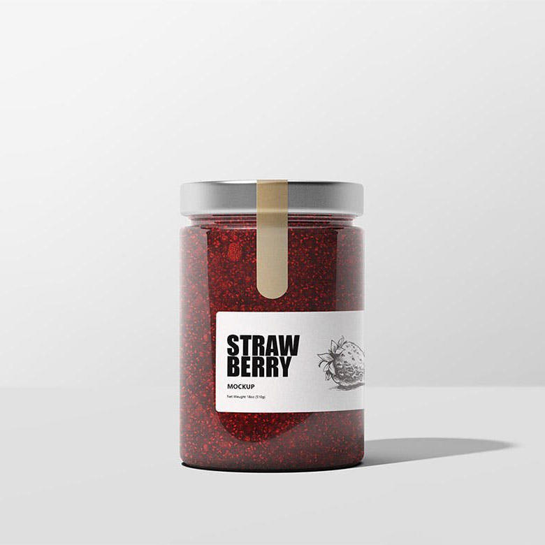 果酱罐头玻璃瓶样机