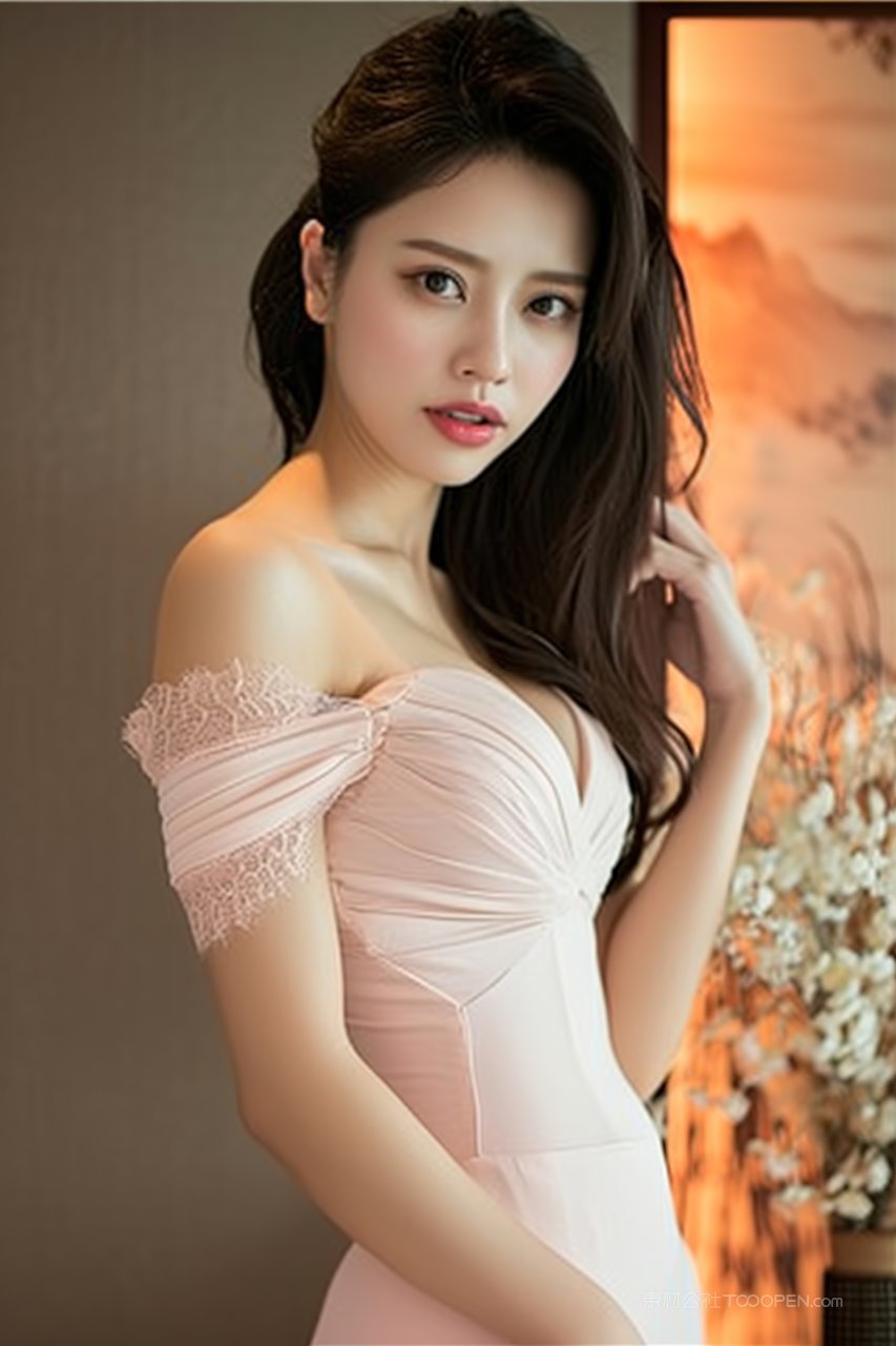 气质长腿少女年轻性感青春长发摄影美女模特