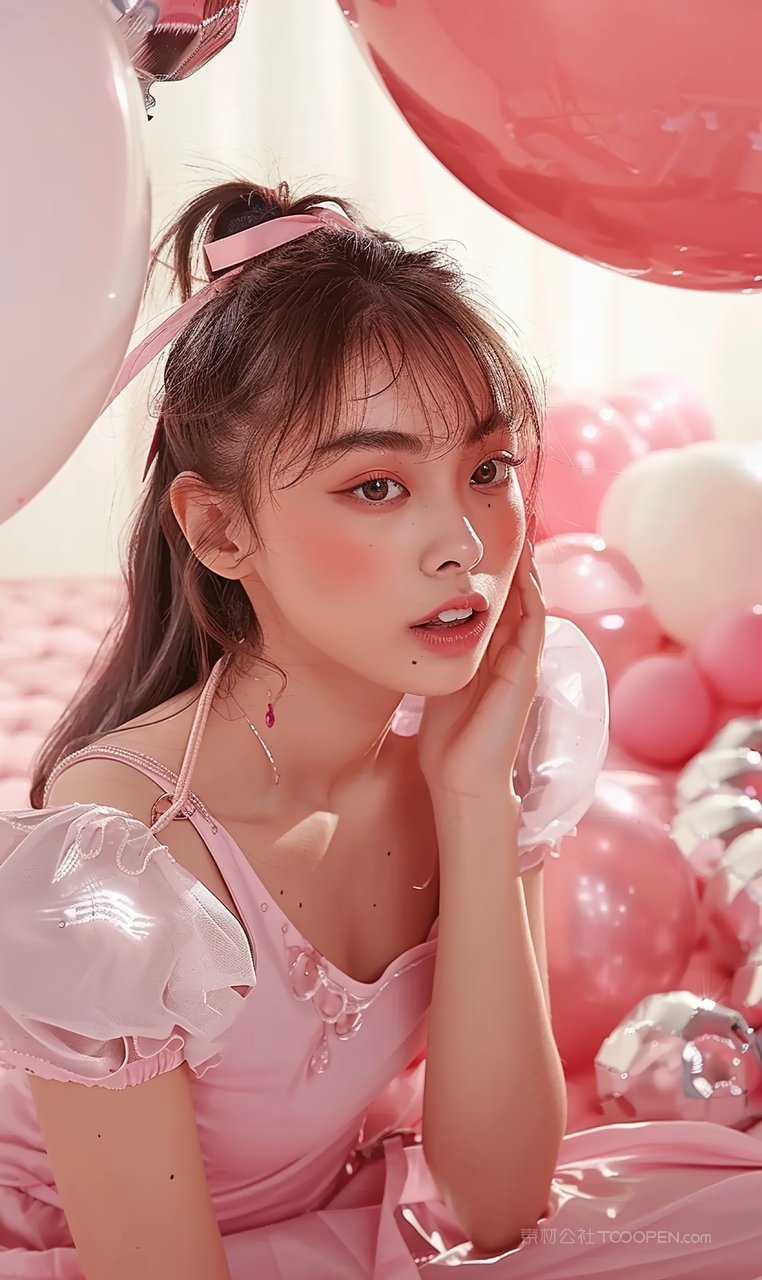 美女少女美白女性迷人彩妆魅力清纯