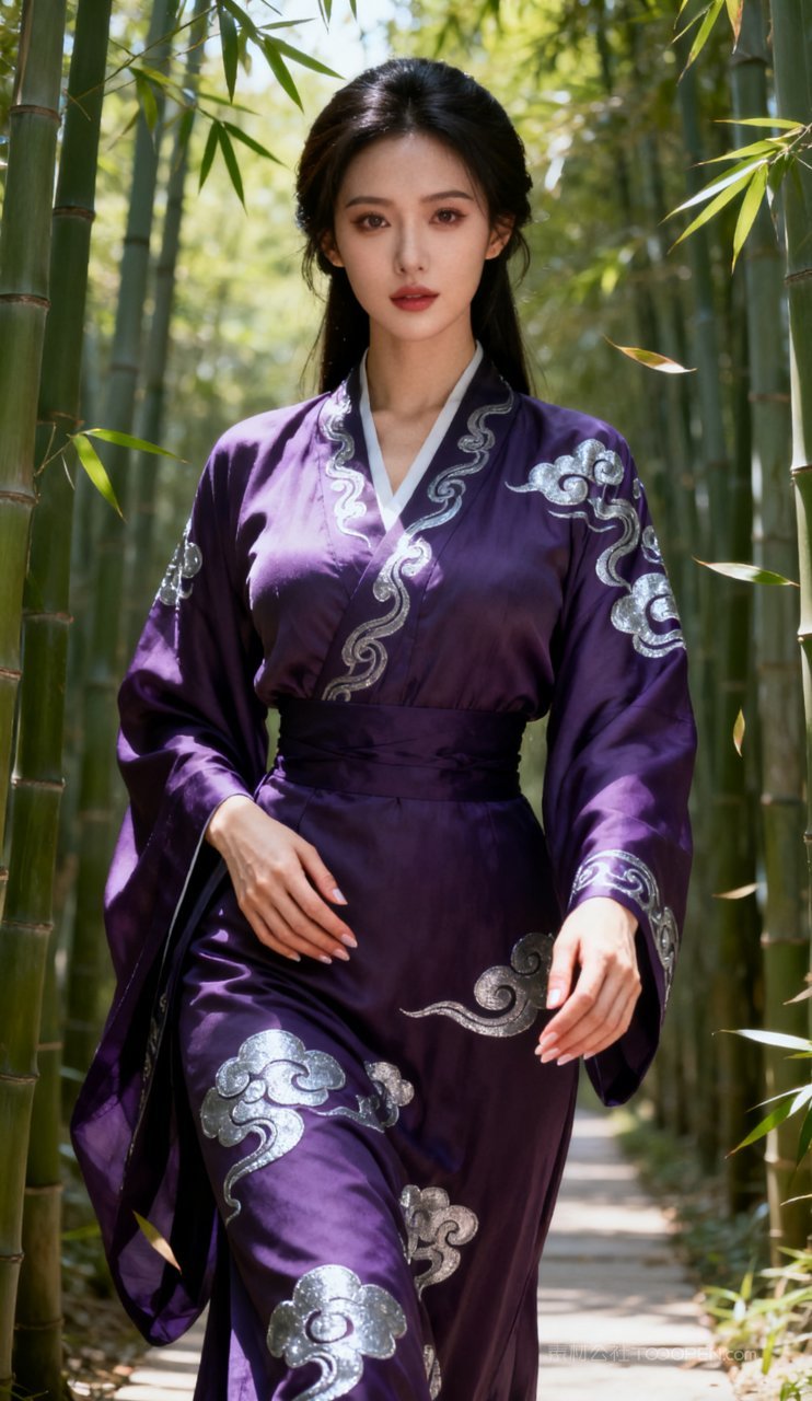 美艳妩媚性感汉服大胸美女古风