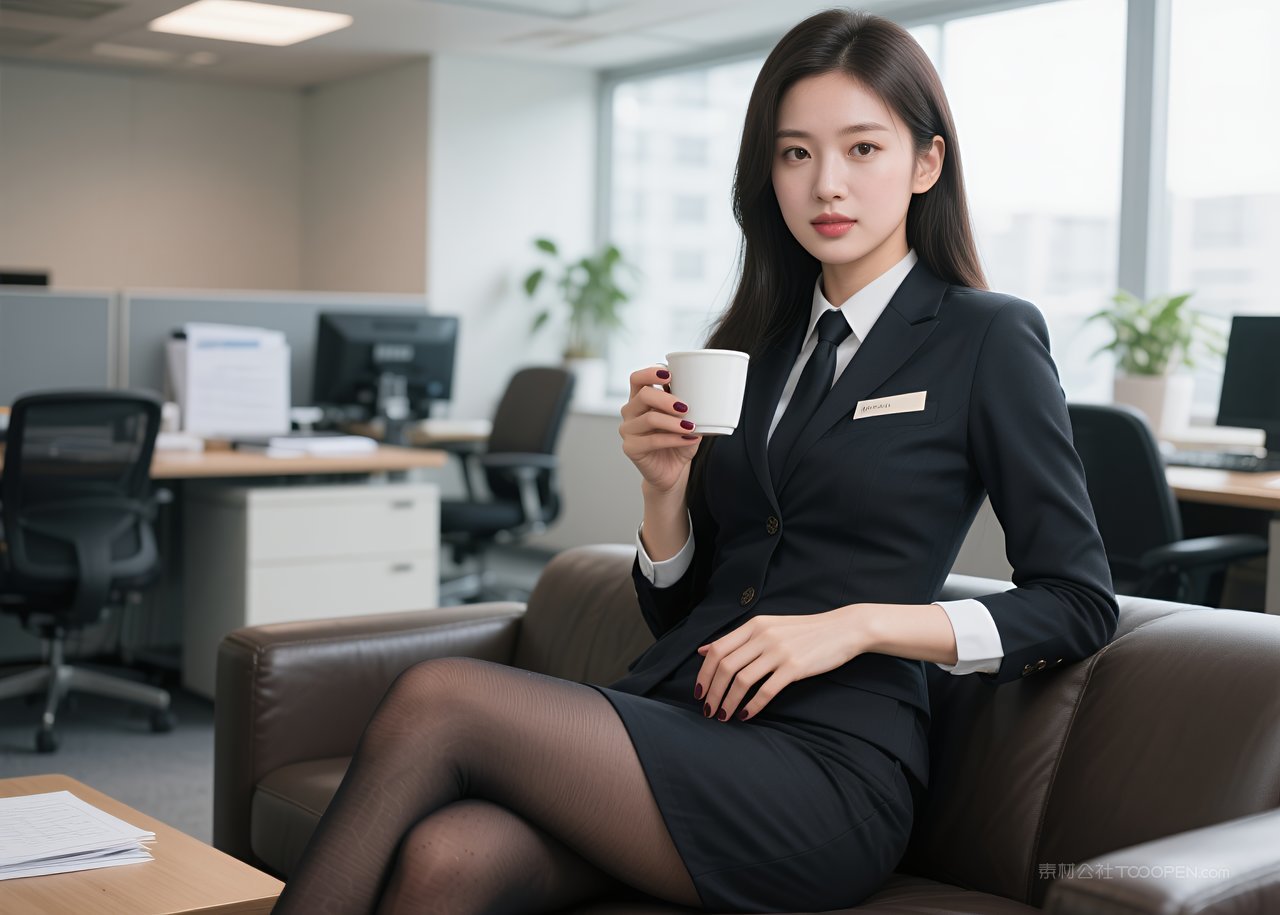 短裙性感丝袜女性模特写真美女美腿职业