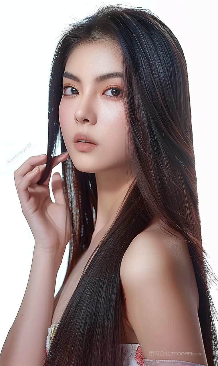 青春气质盛装活力美女美容女性彩妆