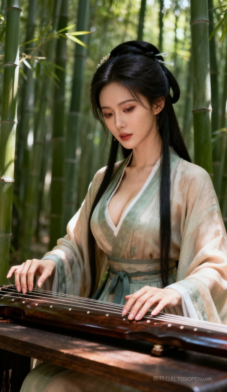 美艳汉服丰腴写真女性性感美女古风