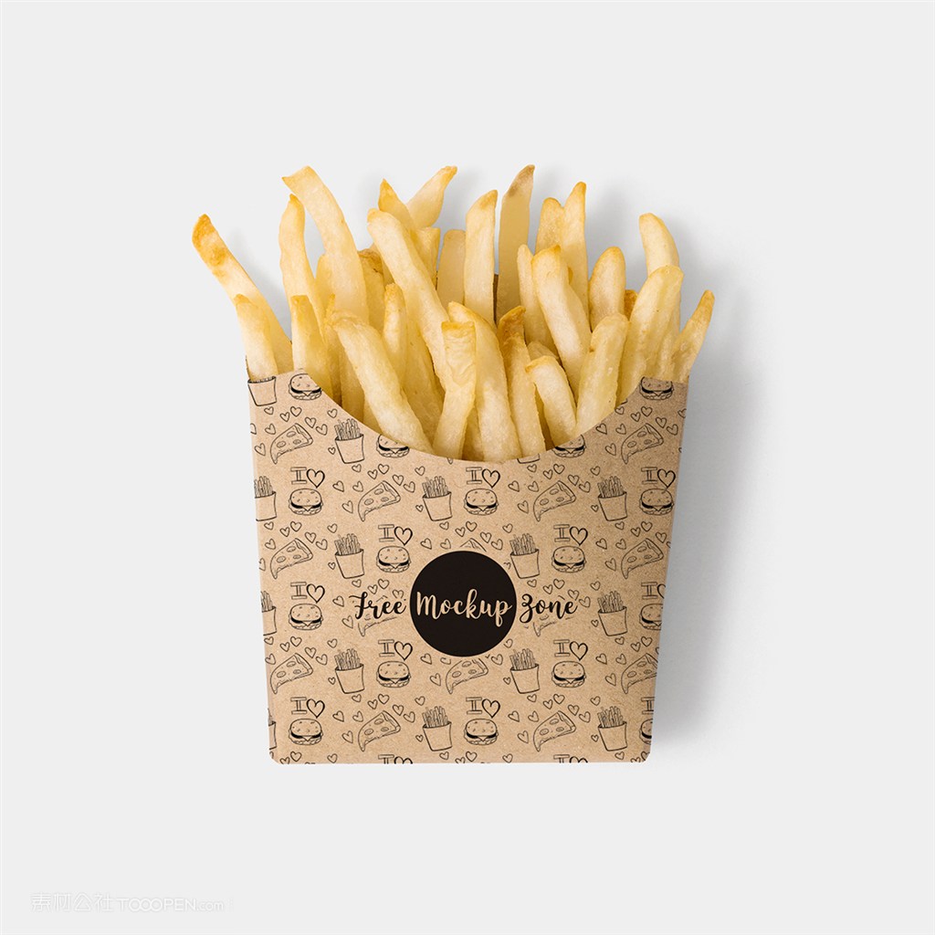 薯条盒展示样机