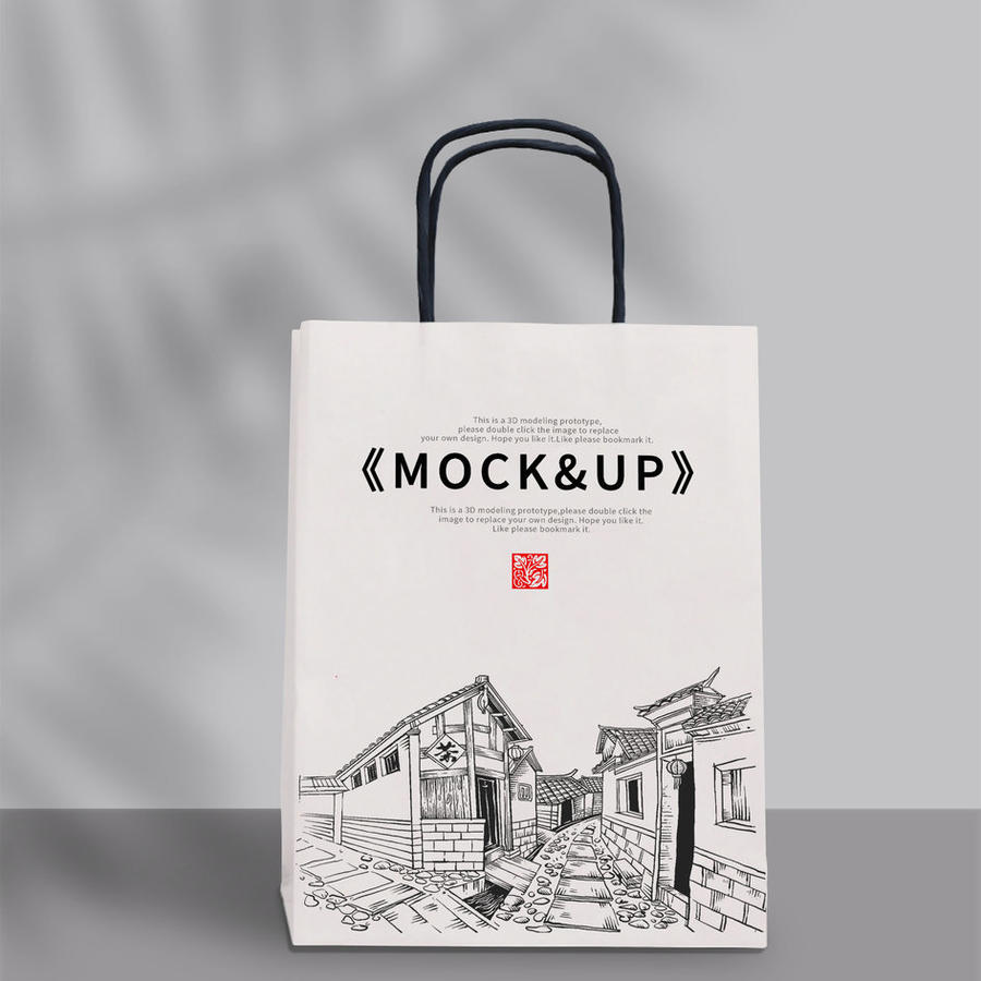 手提袋包装袋样机