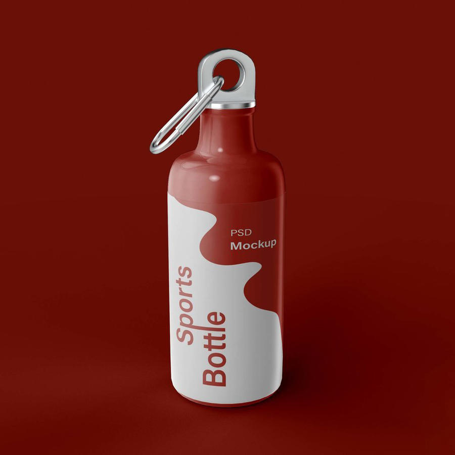 运动水瓶包装样机