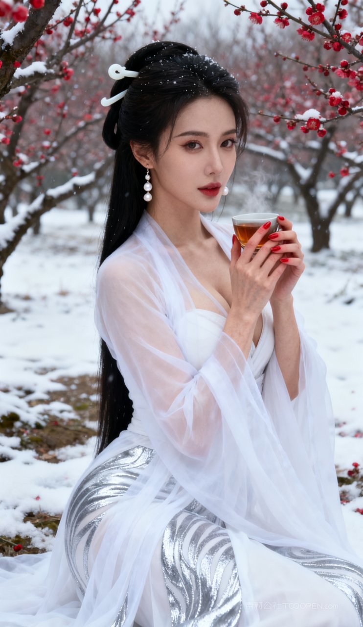 汉服性感美艳古风美女丰腴女性